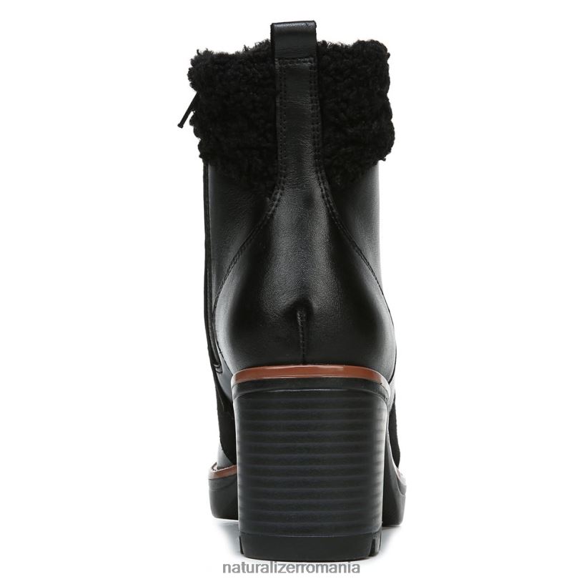 Naturalizer cizme | piele intoarsa/piele neagra femei cizma val impermeabila ZLD8DT668