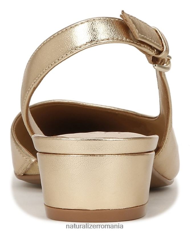Naturalizer apartamente | piele aurie închisă femei malurile ascuțite de la picior plat ZLD8DT87