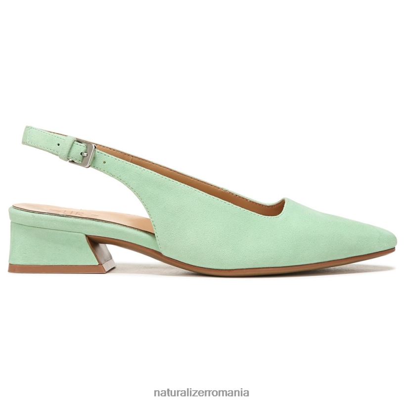 Naturalizer apartamente | piele intoarsa verde menta femei rochie lesley plată ZLD8DT590