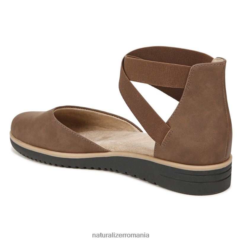 Naturalizer apartamente | sintetic maro scortisoara femei intro de suflet plat ZLD8DT329