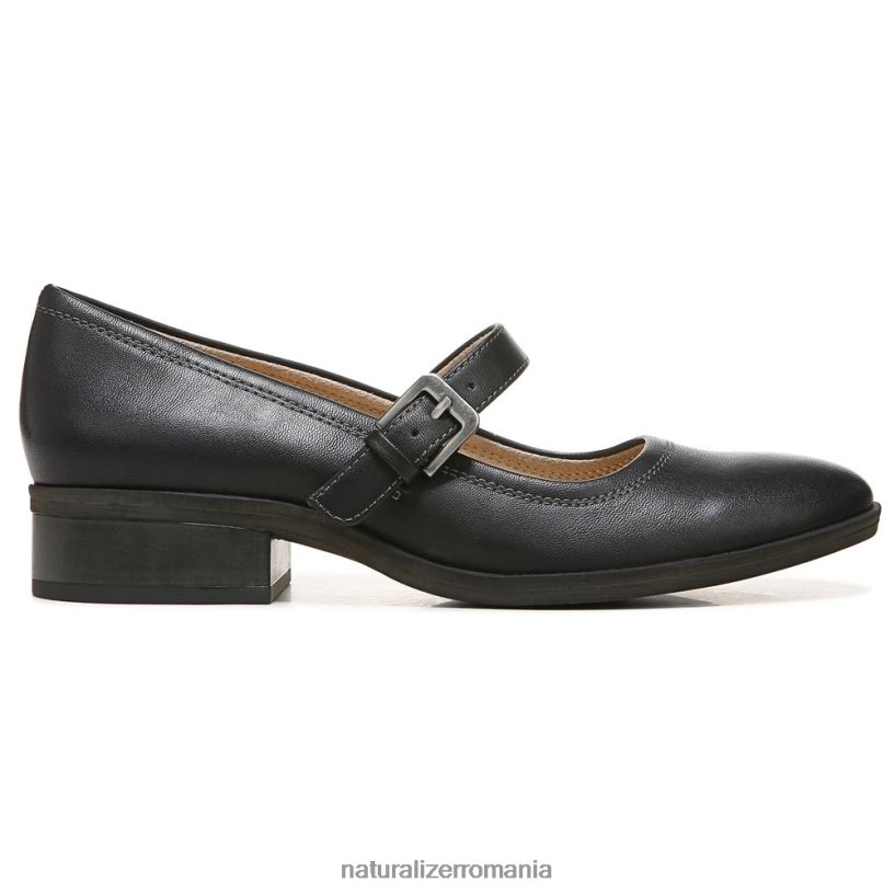 Naturalizer mocasini | negru neted sintetic femei suflet ramona mary jane flat ZLD8DT347