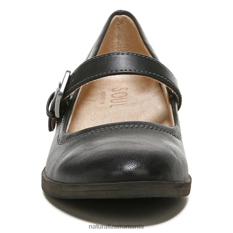 Naturalizer mocasini | negru neted sintetic femei suflet ramona mary jane flat ZLD8DT347