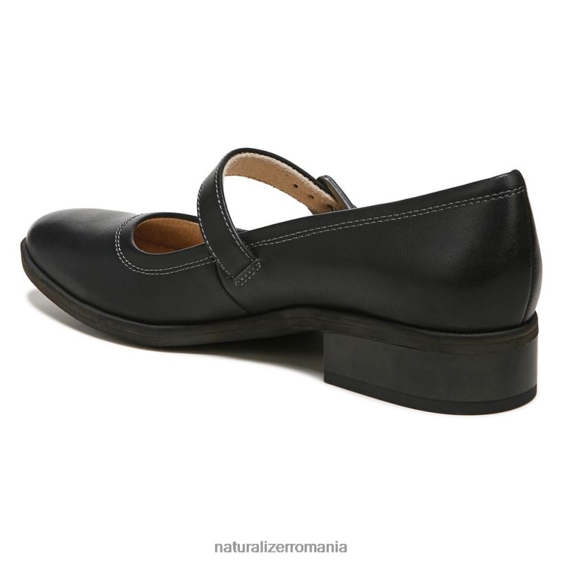 Naturalizer mocasini | negru neted sintetic femei suflet ramona mary jane flat ZLD8DT347