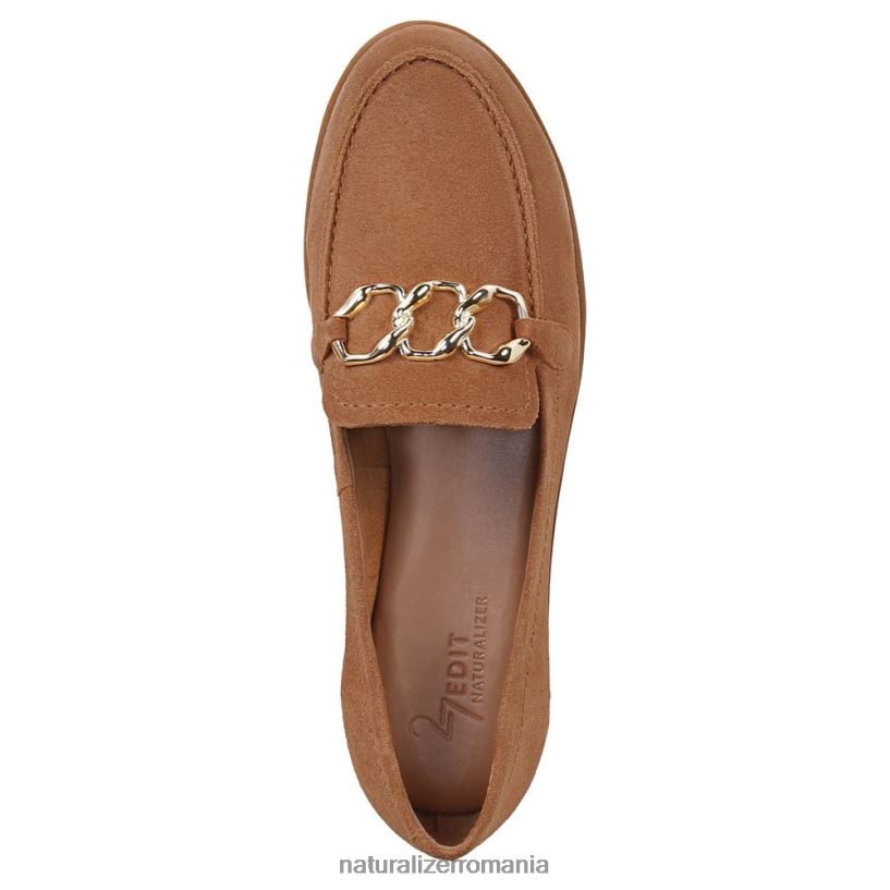 Naturalizer mocasini | piele intoarsa caramel aurie femei 27 edit sevyn loafer ZLD8DT199