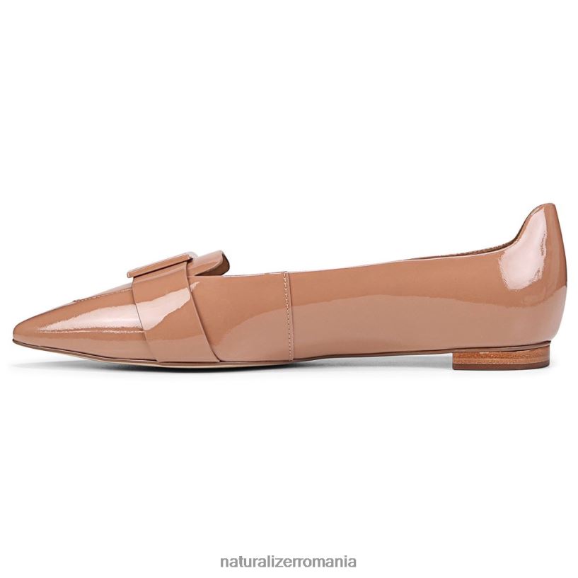 Naturalizer mocasini | piele lacuita maro alune femei 27 edit Miller flat ZLD8DT386