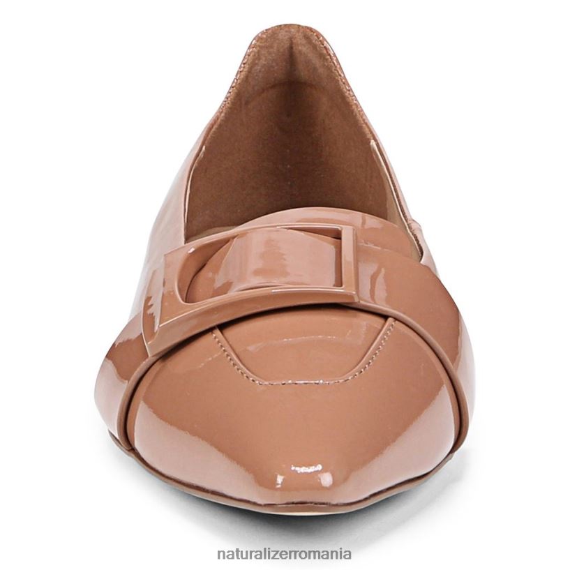 Naturalizer mocasini | piele lacuita maro alune femei 27 edit Miller flat ZLD8DT386