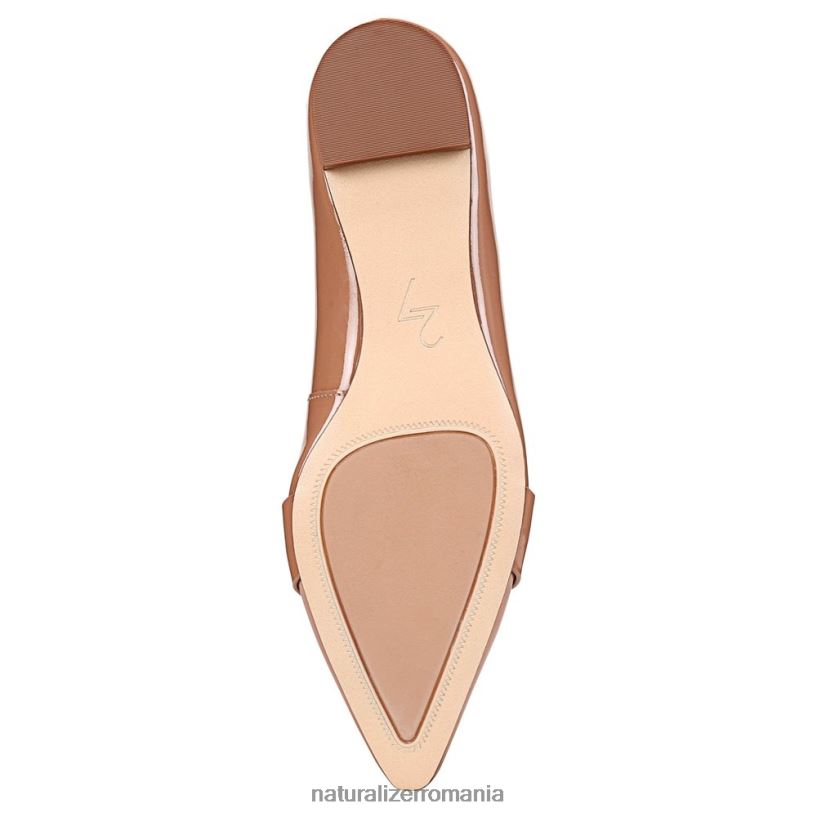Naturalizer mocasini | piele lacuita maro alune femei 27 edit Miller flat ZLD8DT386