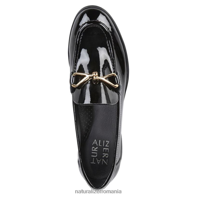 Naturalizer mocasini | piele lacuita neagra femei ravenna slip on loafer ZLD8DT79