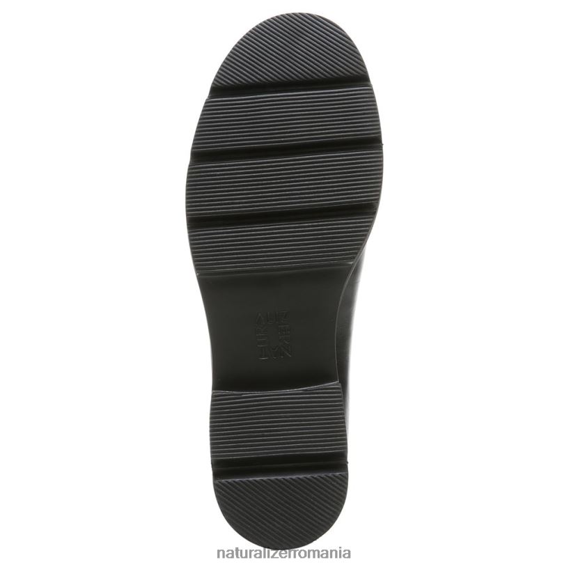Naturalizer mocasini | piele neagra femei mocasnic cu talpă darry lug ZLD8DT164